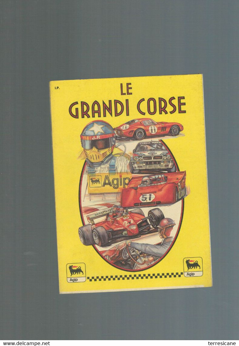 ALBUM LE GRANDI CORSE RACCOLTA FRANCOBOLLI (NON COMPRESI) AGIP COME NUOVO - Engines