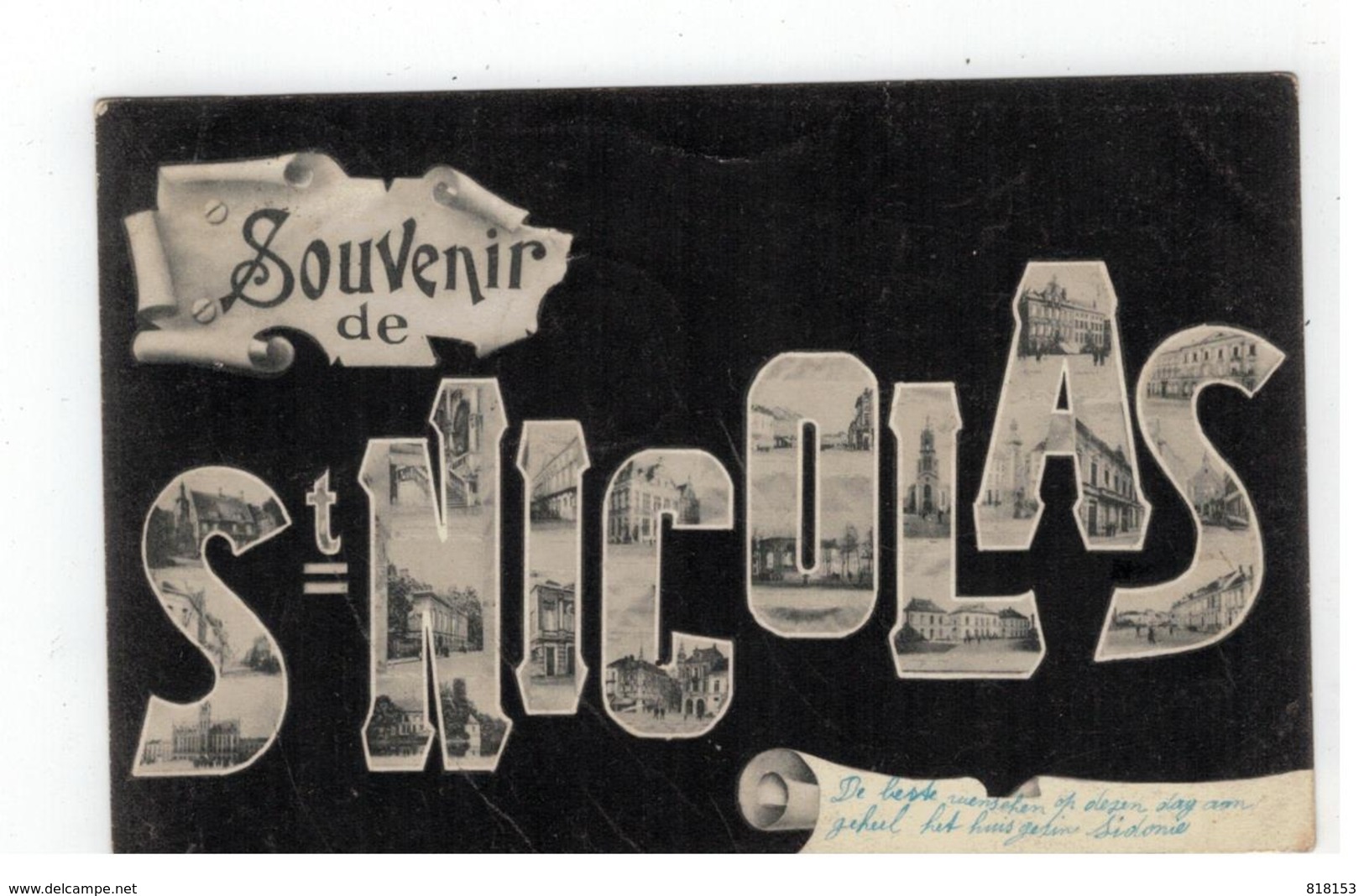 Sint-Niklaas  Souvenir De St-Nicolas 1906 - Sint-Niklaas