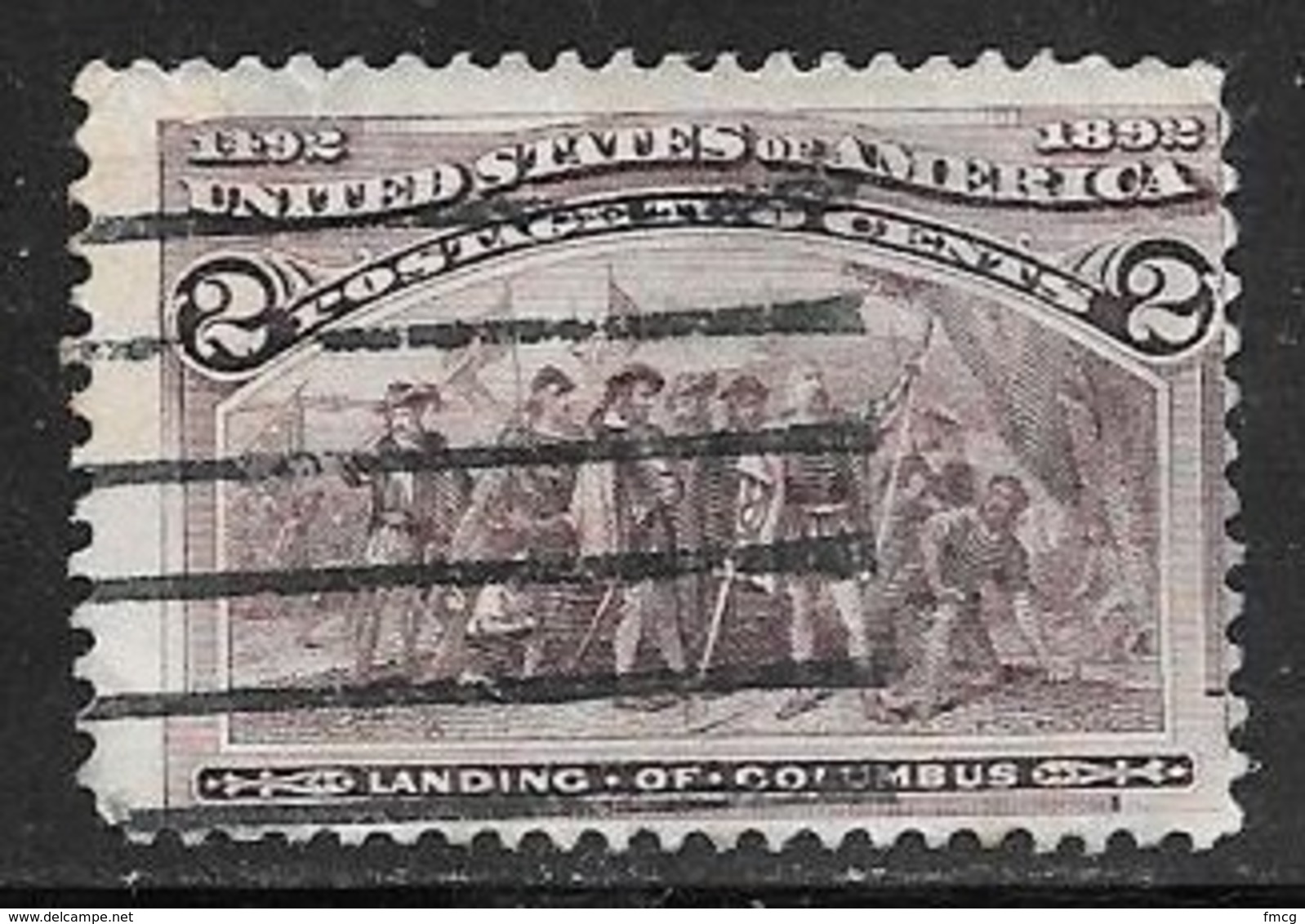 1893 2 Cents Columbian, Used - Oblitérés