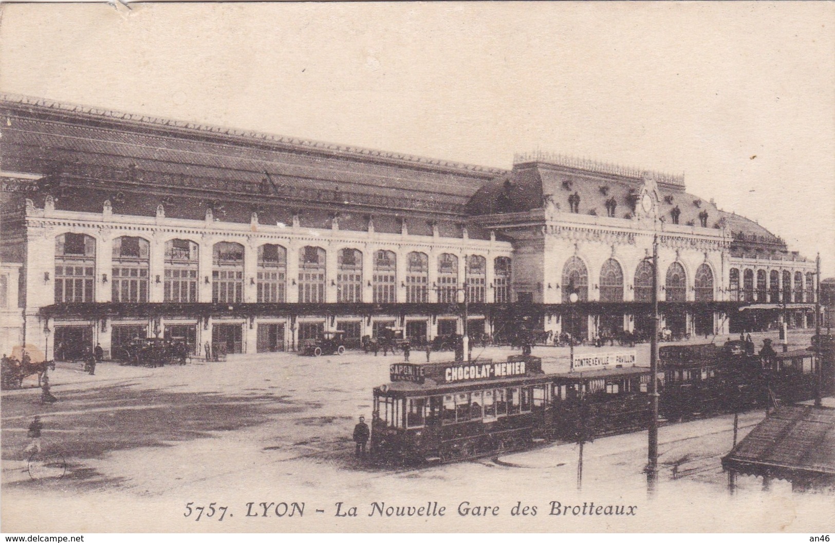 LYON LA NOUVELLE GARE DES BROTTEAUX VG AUTENTICA 100% - Rhône-Alpes