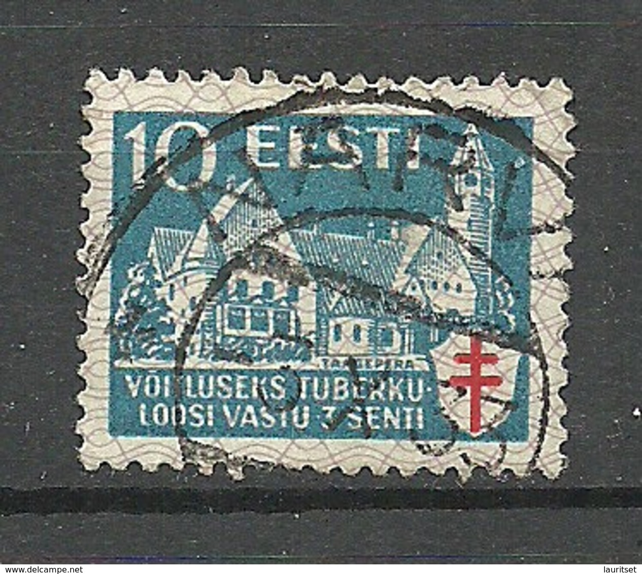 ESTLAND ESTONIA 1933 Michel 103 O NARVA Gut Gestempelt - Estland