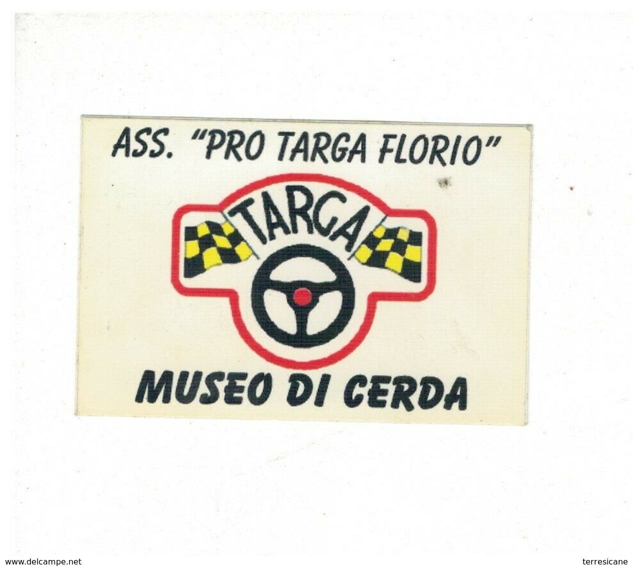 ADESIVO STICKER MUSEO TARGA CERDA RRR - Other & Unclassified