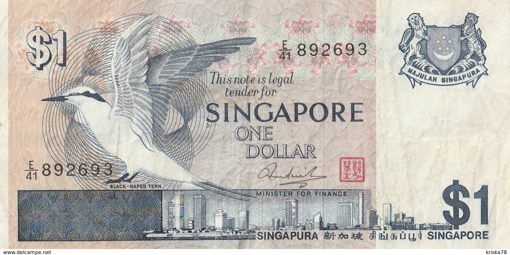 1 DOLLAR 1976 - Singapur