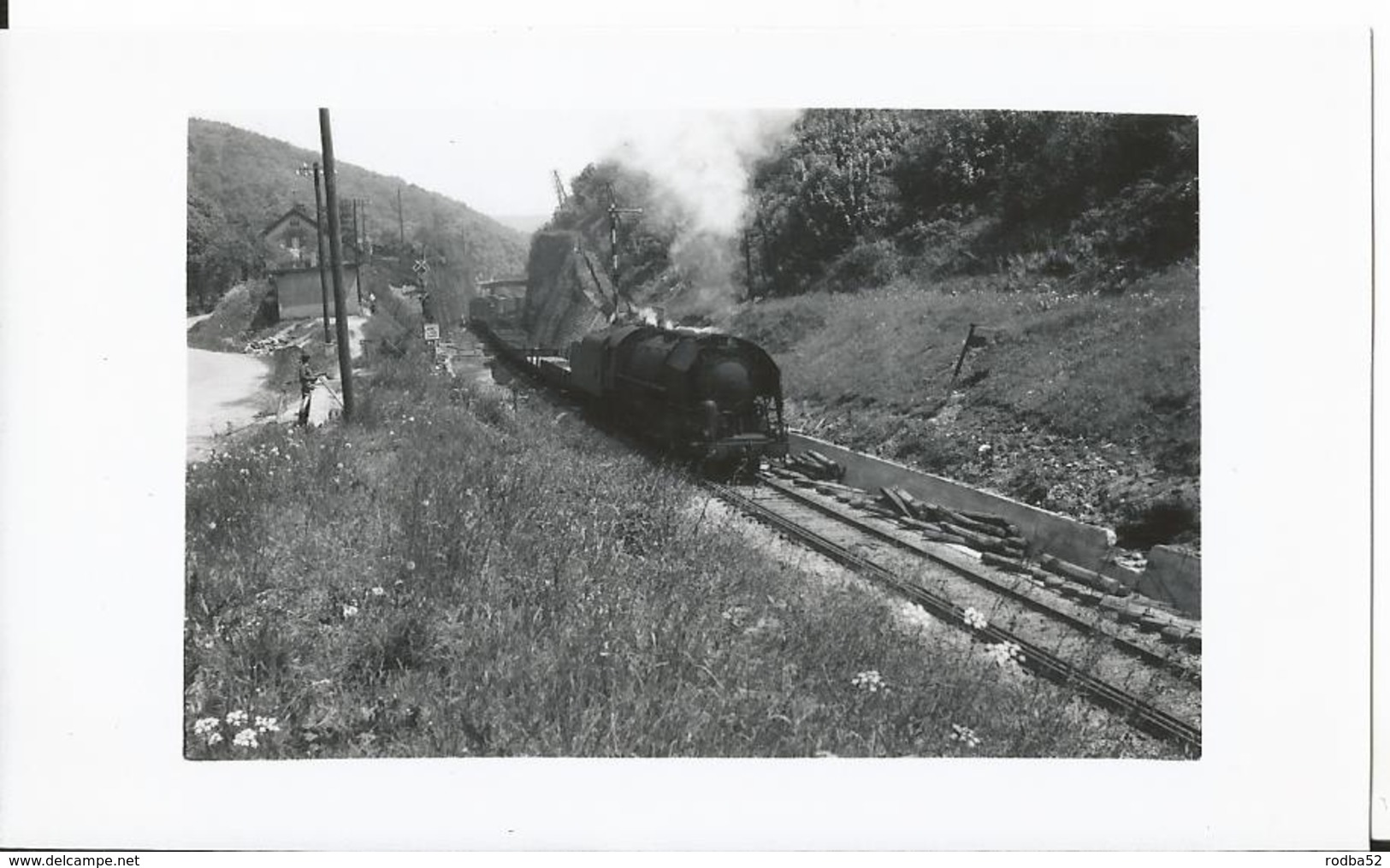 Photo - Locomotive à Identifier  - Thème Chemin De Fer - Train   - - Trains