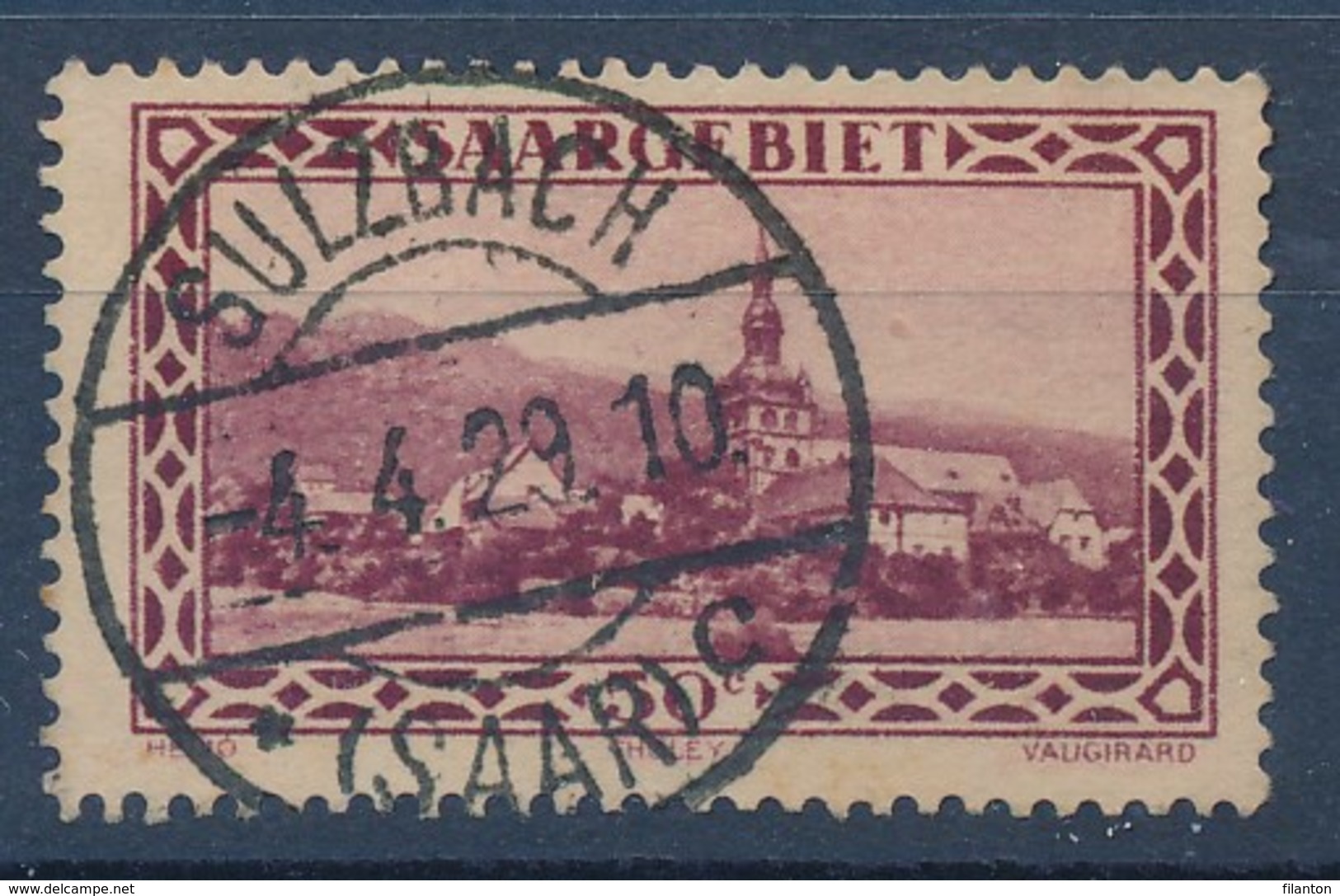 SARRE - SAAR - Mi Nr 114 -  Stempel "SULZBACH (SAAR)" - (Ref. 15) - Oblitérés