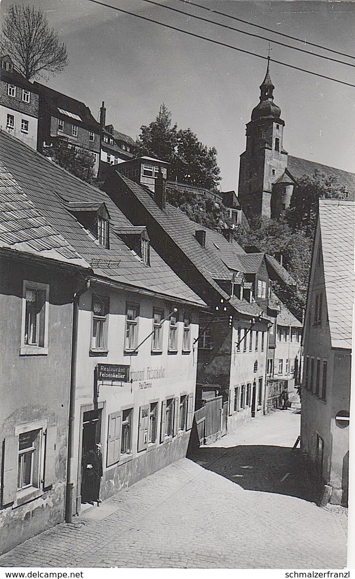 Foto Rohling Für AK Schwarzenberg Gasthof Felsenkeller Rösselberg A Aue Lauter Neuwelt Erla Breitenbrunn Raschau Vogel ? - Schwarzenberg (Erzgeb.)