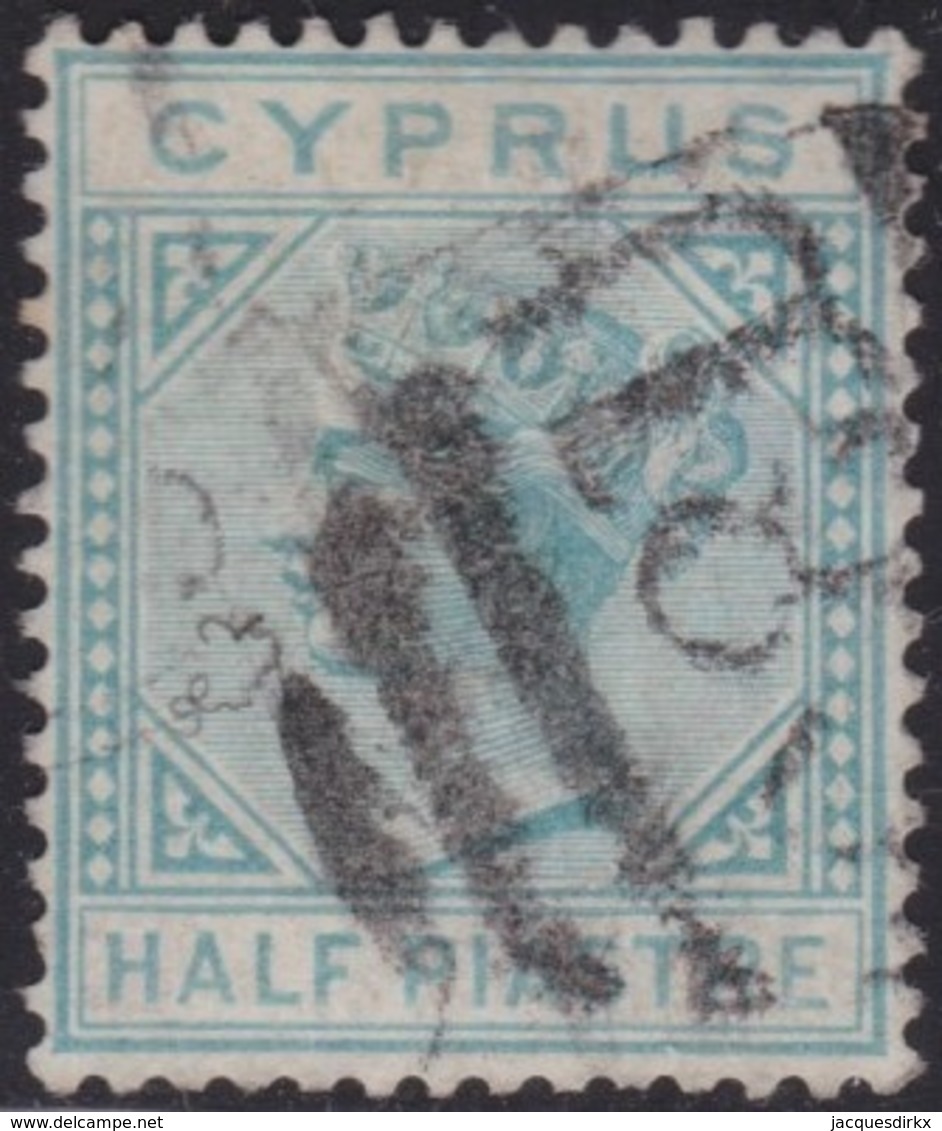 Cyprus  .   SG  .   11         .     O     .    Cancelled    .   /    .    Gebruikt - Zypern (...-1960)