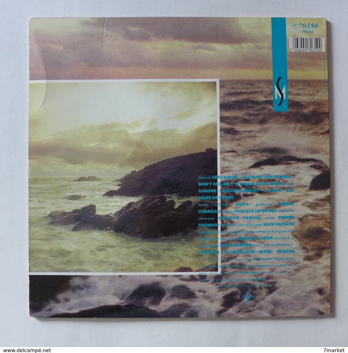 LP/ Marc Seberg - Le Chant Des Terres / 1985 Virgin - Autres - Musique Française