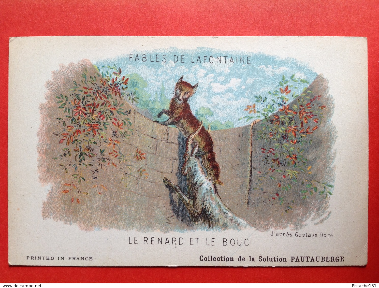 FABLES DE LA FONTAINE - LE RENARD ET LE BOUC - DE VOS EN DE BOK - Contes, Fables & Légendes