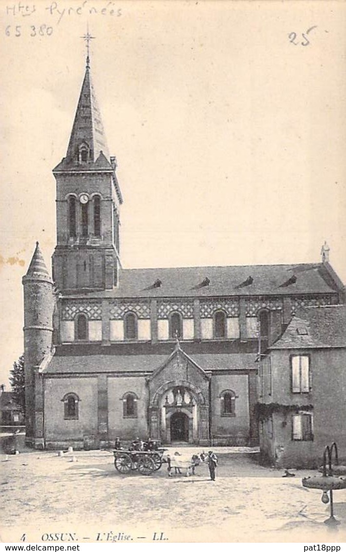 65 - OSSUN : L'Eglise - CPA - Hautes Pyrenées - Ossun