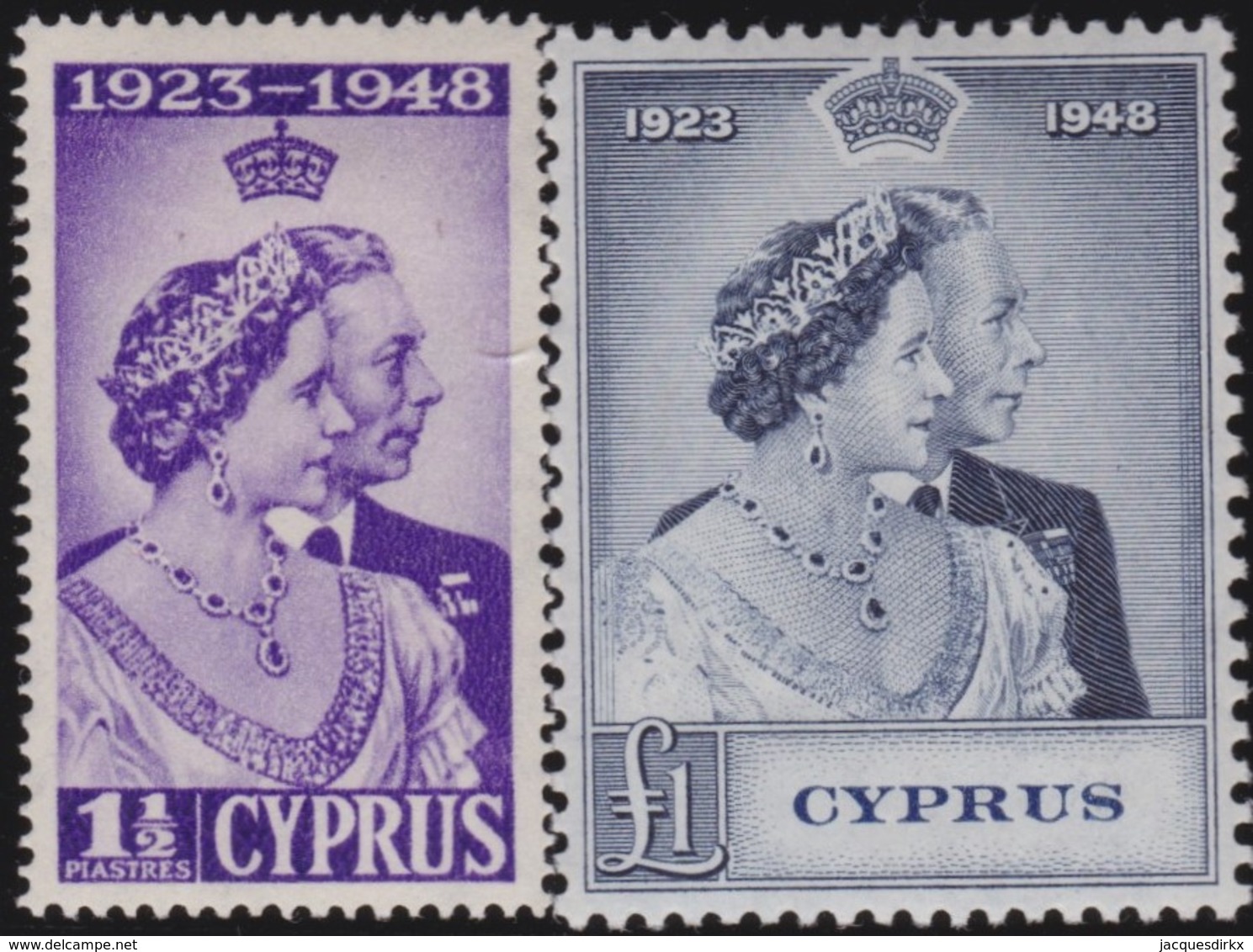 Cyprus   .   SG  .     166/167        .    *  .     Mint-hinged    .   /    .   Ongebruikt - Cyprus (...-1960)