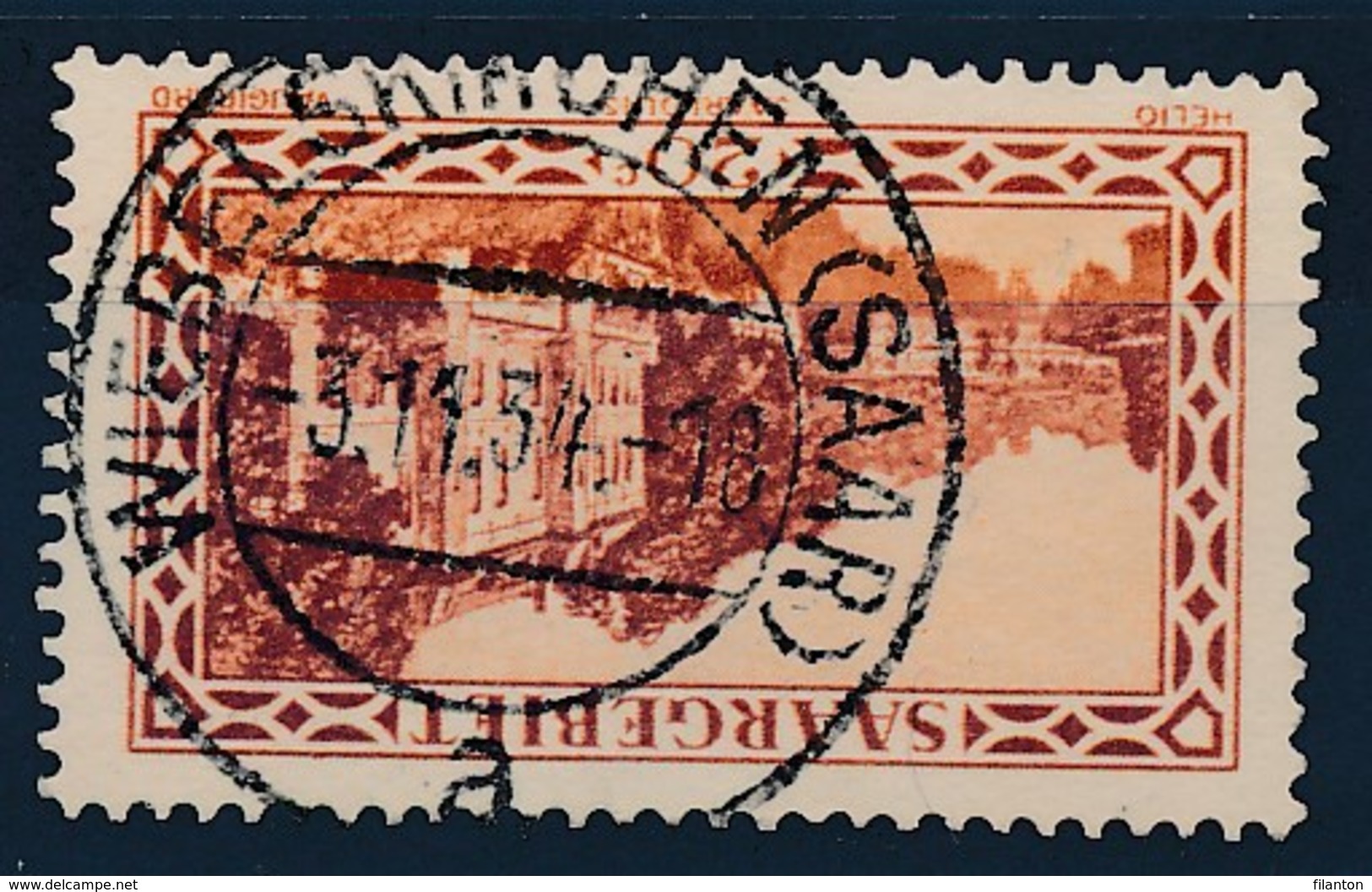 SARRE - SAAR - Mi Nr 110 -  Stempel "WIEBELSKIRCHEN (SAAR)" - (Ref. 23) - Oblitérés