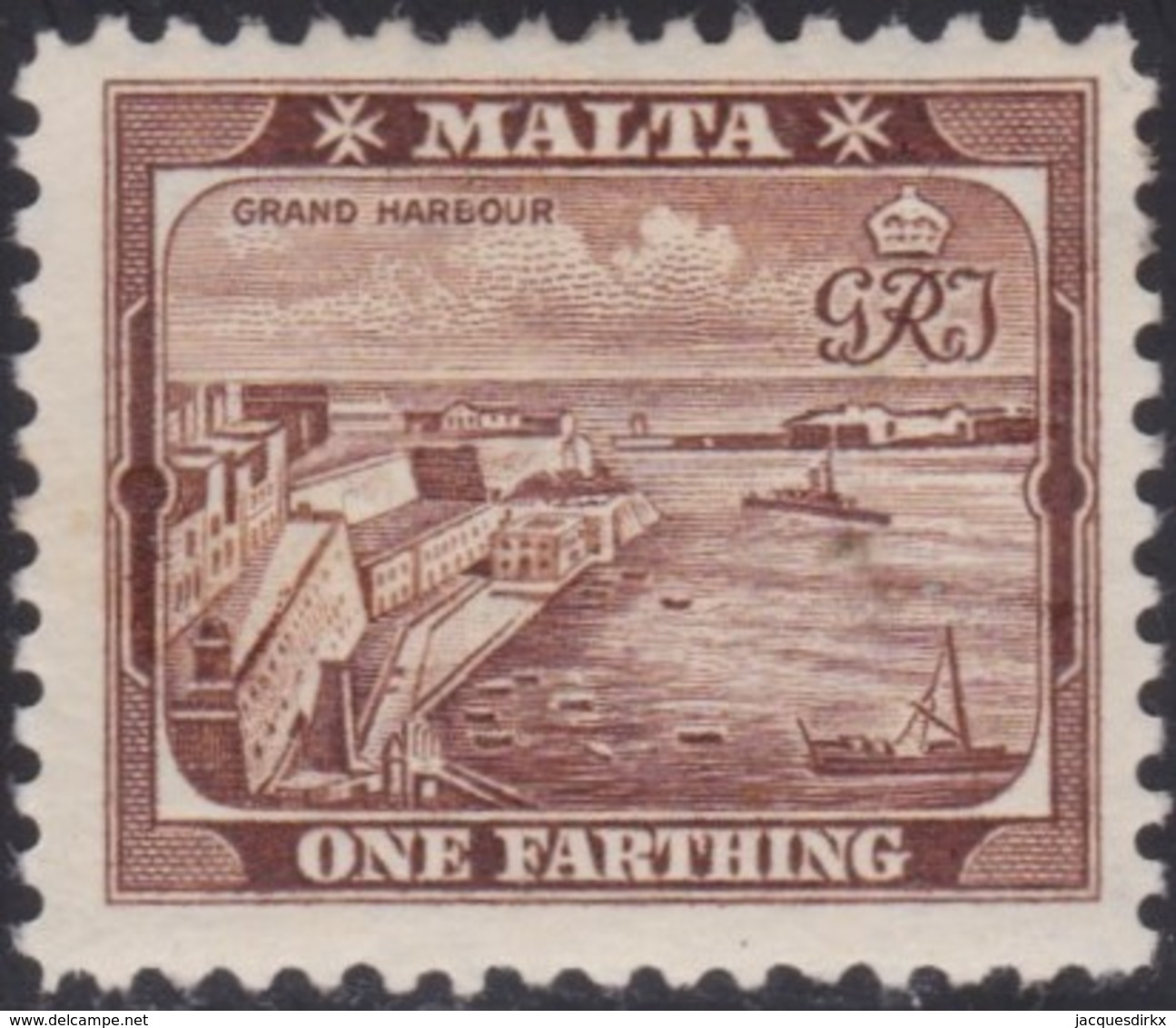 Malta     .   SG  .     45a      .    *  .     Mint-hinged    .   /    .   Ongebruikt - Malte (...-1964)