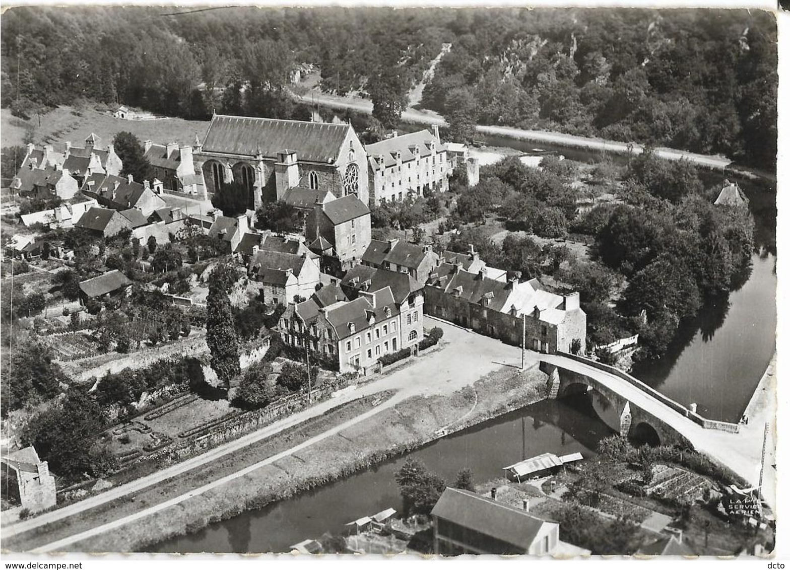 En Avion  Au-dessus De ...  LEHON-par-DINAN L'Abbaye, Le Pont, Les Bords De La Rance   Lapie 5 - Other & Unclassified