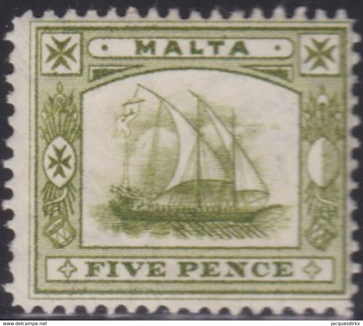 Malta     .   SG  .     60a      .    *  .     Mint-hinged    .   /    .   Ongebruikt - Malta (...-1964)