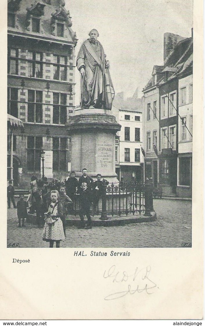 Halle - Hal - Statue Servais - 1901 - Halle