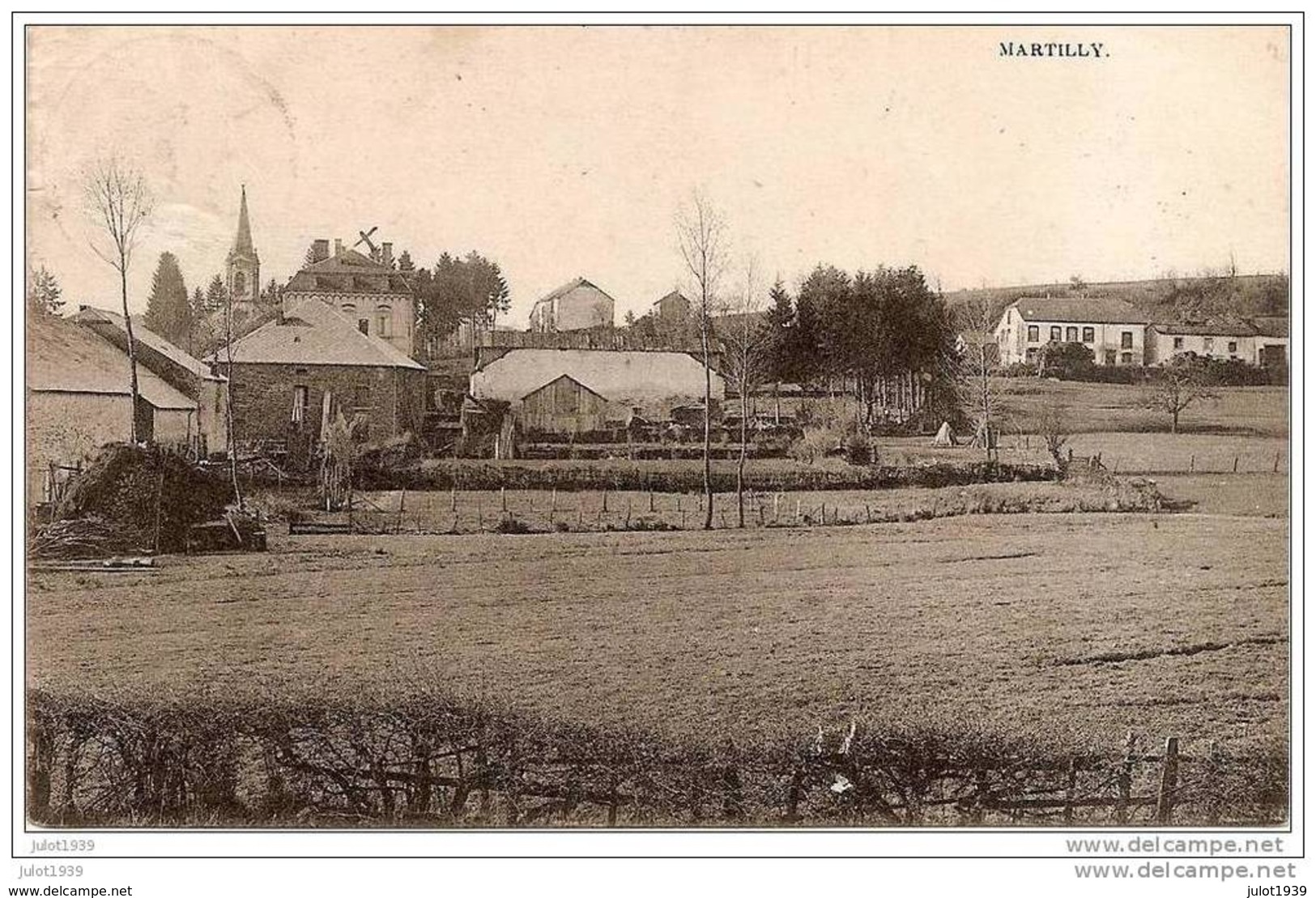 MARTILLY ..--   1920 Vers WITRY LES REIMS . Voir Verso . - Herbeumont