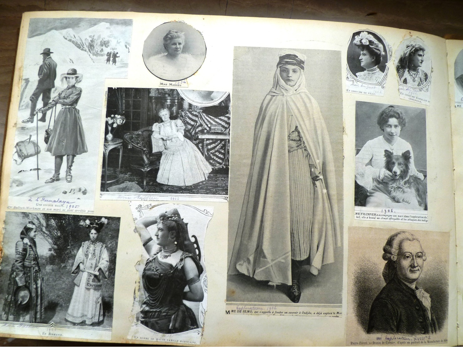 Classeur Mondain de 1904 à 1906 - 1500 Images - Découpe de Presse - Sérigraphie - SUPERBE - SUPERBE - a voir  les Scans
