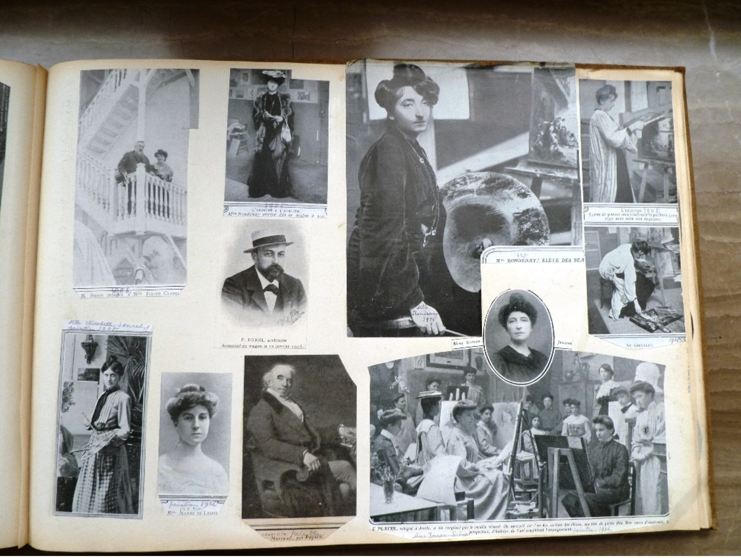 Classeur Mondain de 1904 à 1906 - 1500 Images - Découpe de Presse - Sérigraphie - SUPERBE - SUPERBE - a voir  les Scans