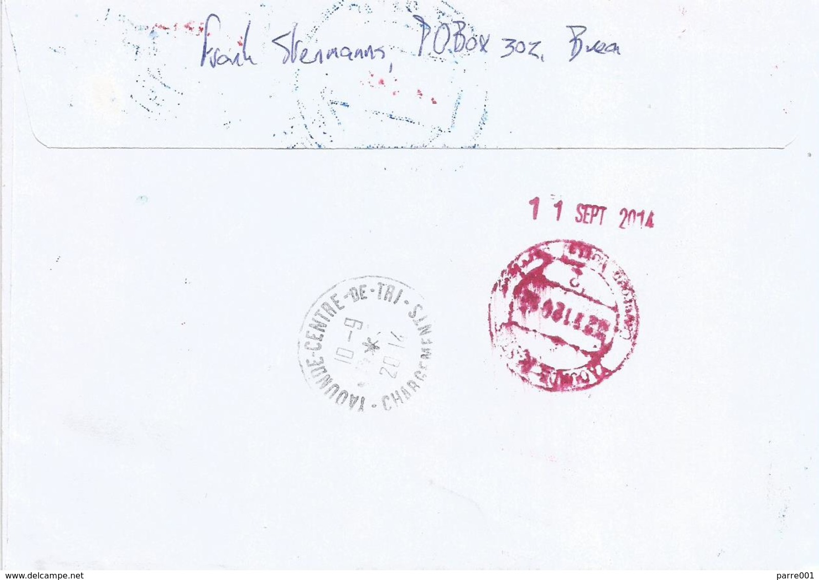 Cameroon Cameroun 2014 Mutengene Antilope Domestic Registered Cover - Camerun (1960-...)