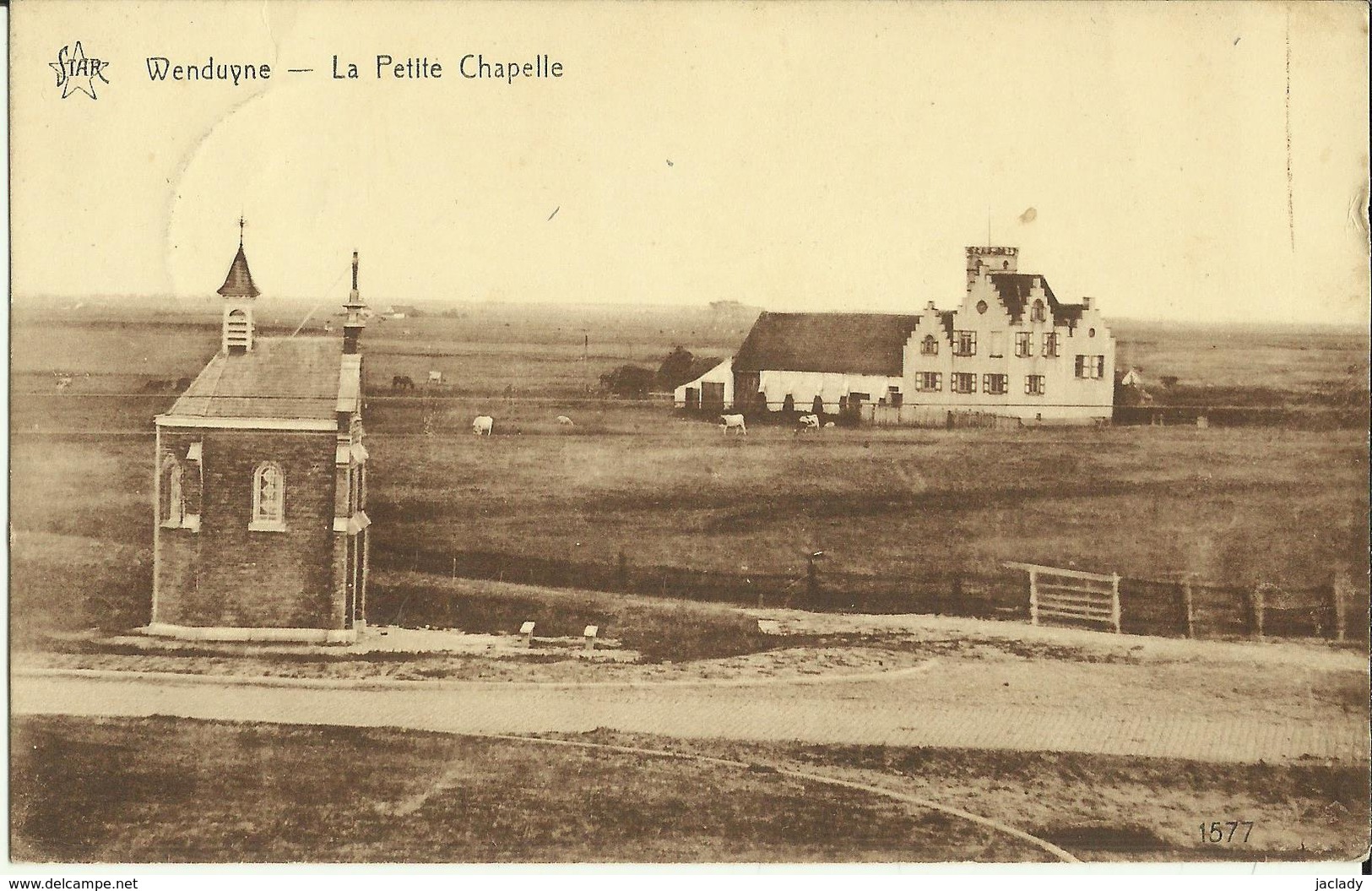 Wenduyne -- La Petite Chapelle.    ( 2 Scans ) - Wenduine