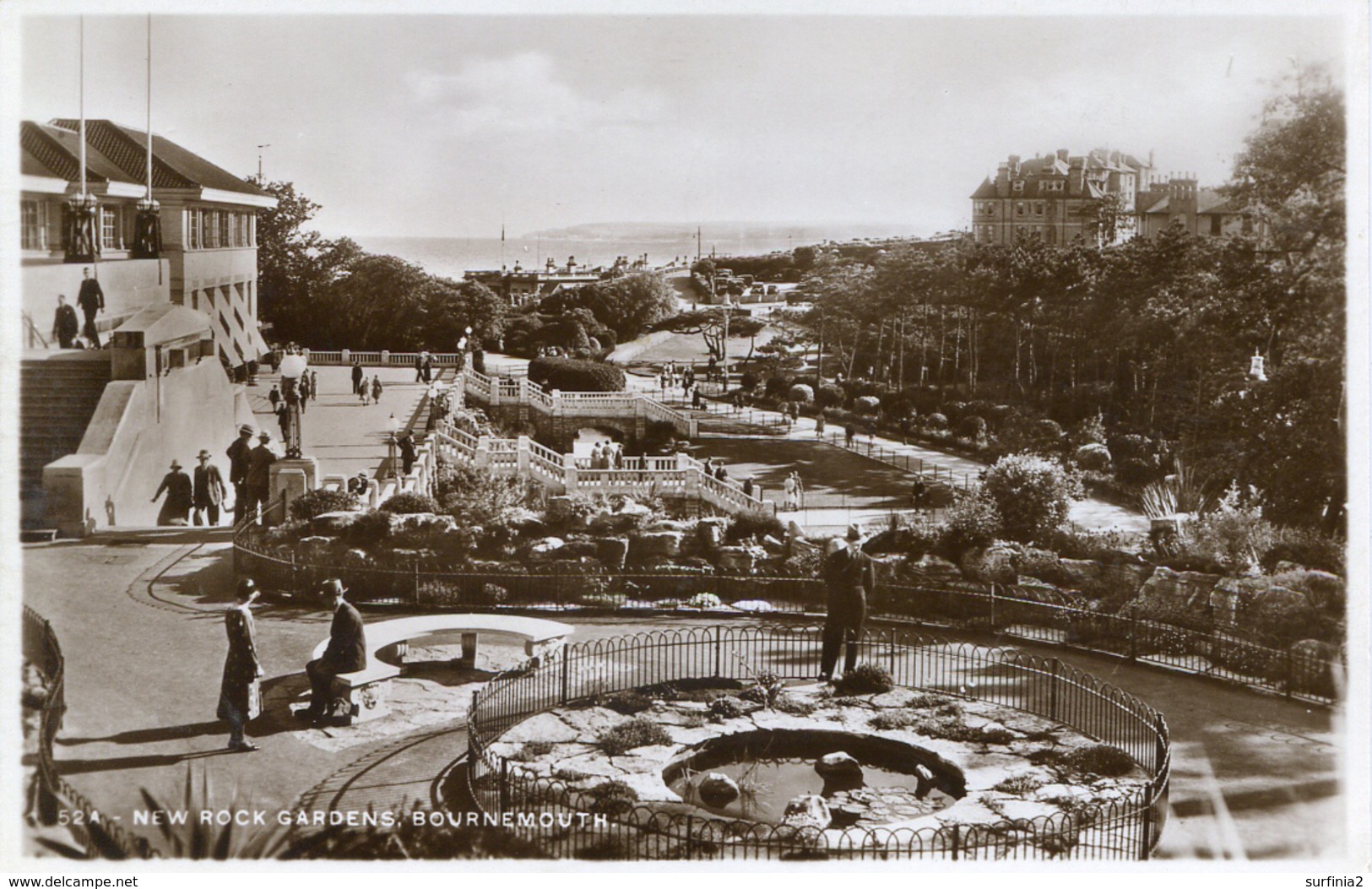 DORSET - BOURNEMOUTH - NEW ROCK GARDENS  RP  Do321 - Bournemouth (until 1972)