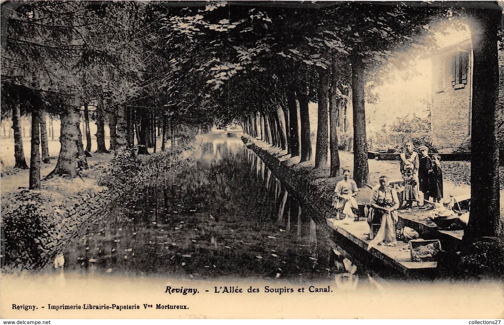 55-REVIGNY- L'ALLEE DES SOUPIRS ET CANAL - Revigny Sur Ornain