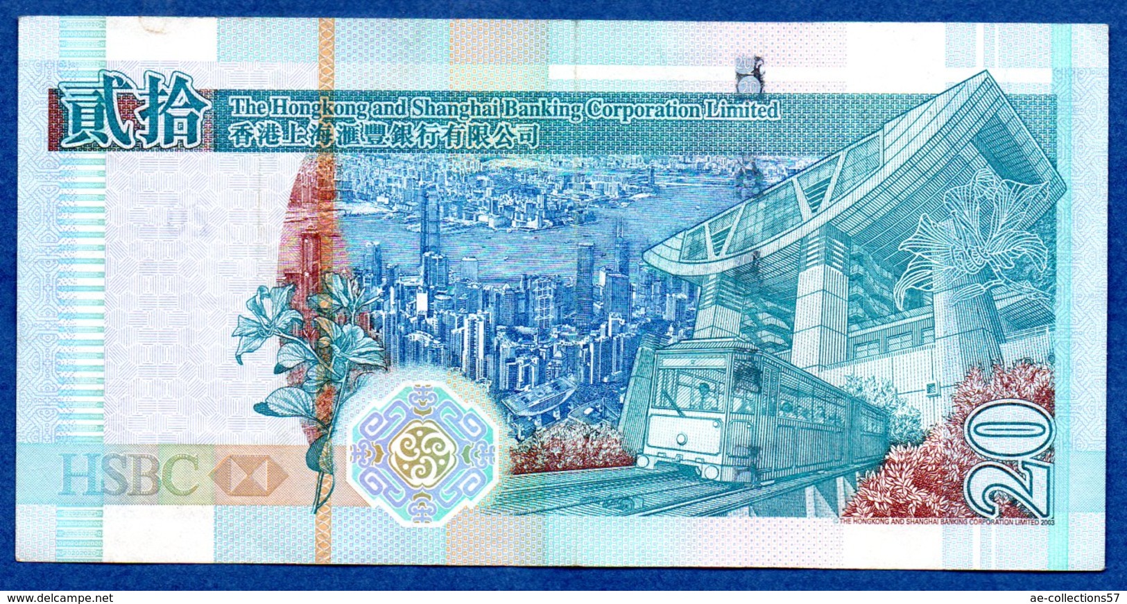 Hong-Kong - 20 Dollars  1/1/2007-  -  état  TTB - Hong Kong