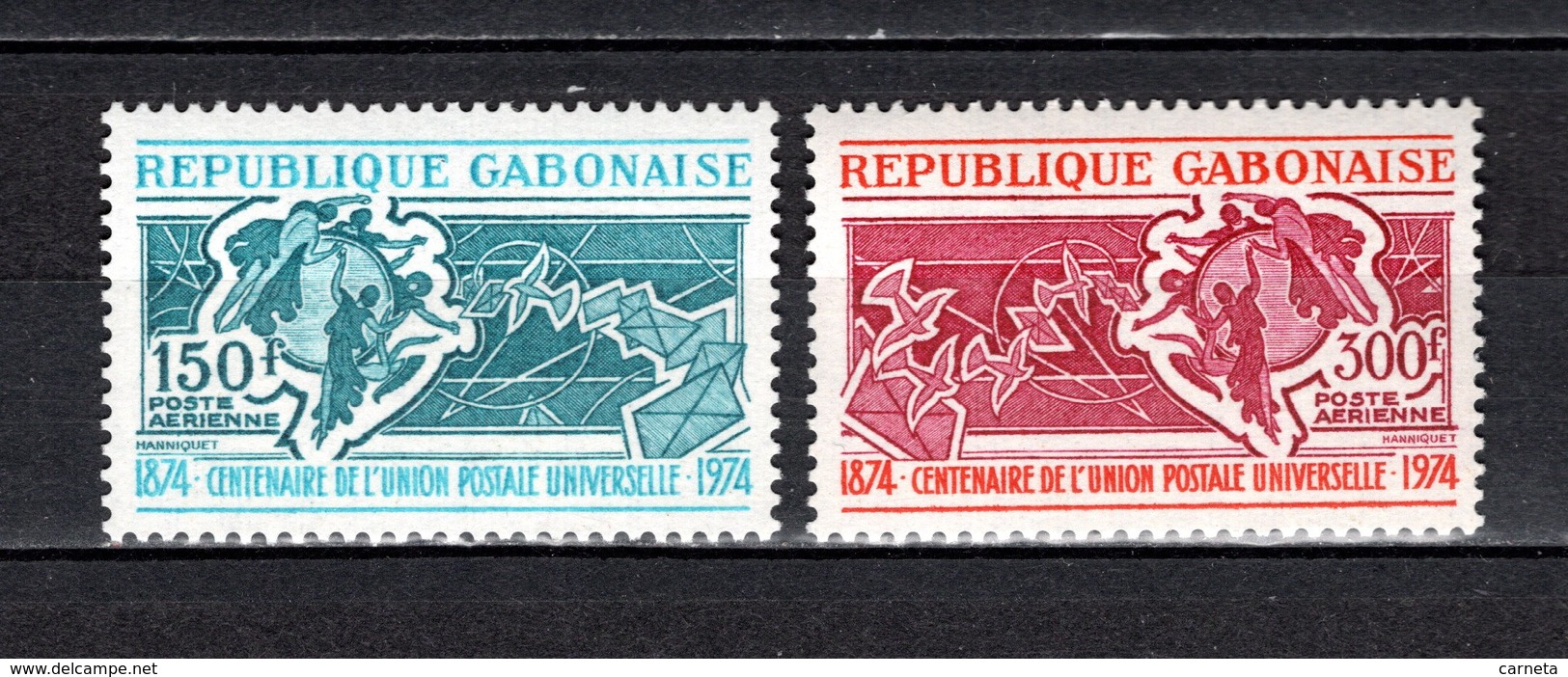 GABON PA N° 150 + 151  NEUFS SANS CHARNIERE COTE 8.00€  UPU - Gabon (1960-...)