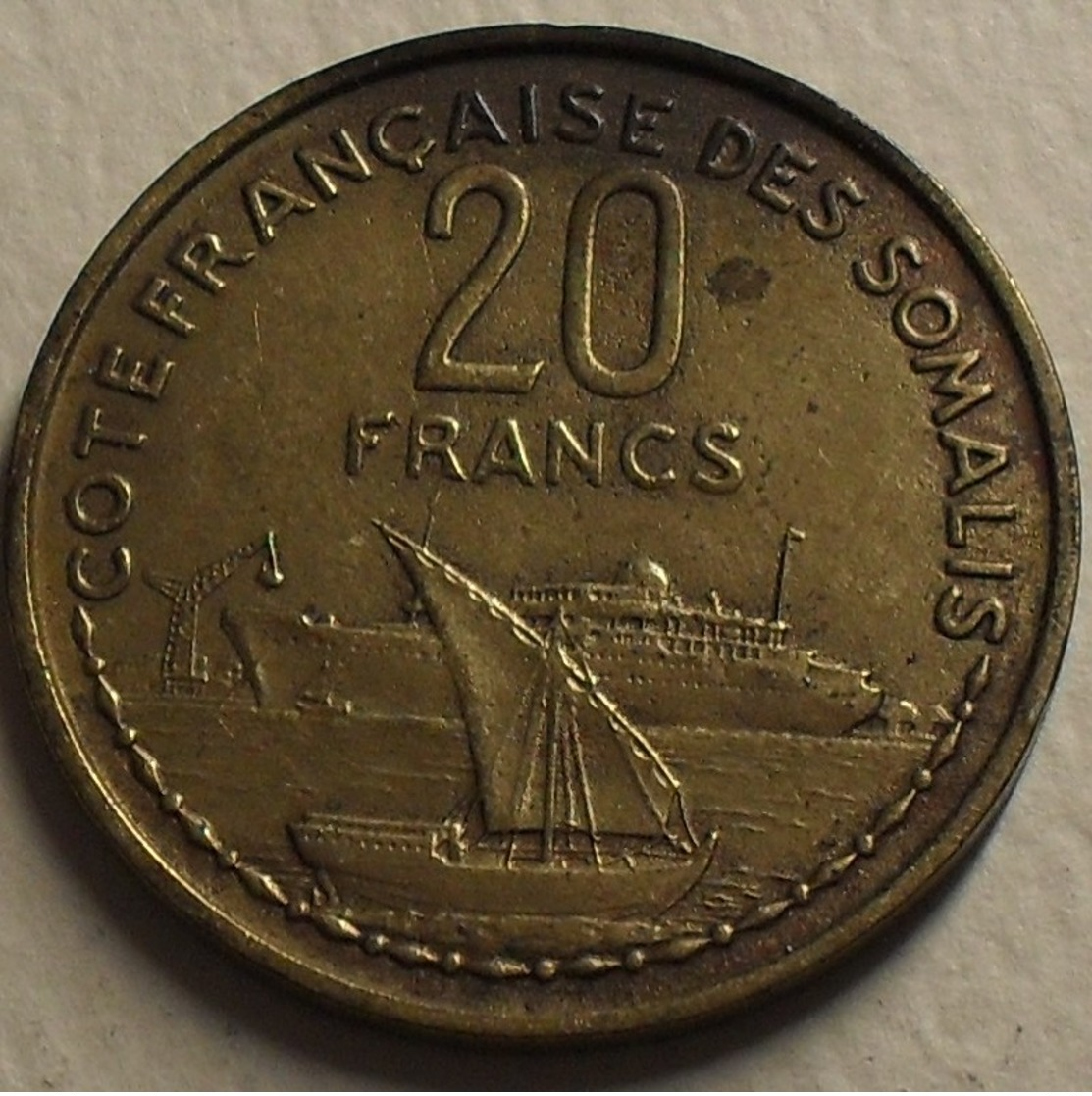 1952 - Somalis (Côte Française Des ) - French Somaliland - 20 FRANCS - KM 7 - Altri & Non Classificati