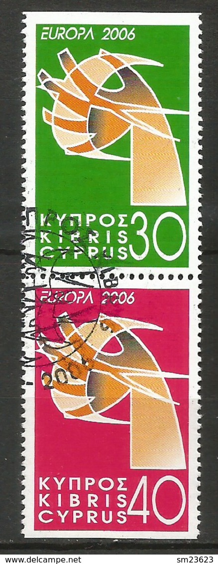 Zypern  2006  Mi.Nr. 1074 / 1075 D , EUROPA CEPT  Integration - Gestempelt / Fine Used / (o) - 2006