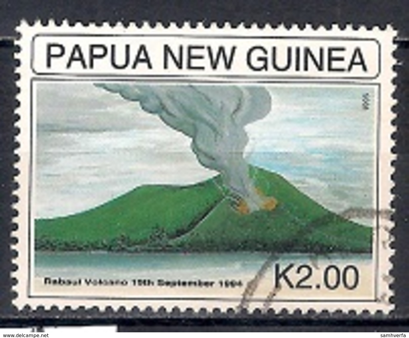 Papua New Guinea 1995 - The 1st Anniversary Of The Volcanic Eruption, Rabaul - Papúa Nueva Guinea