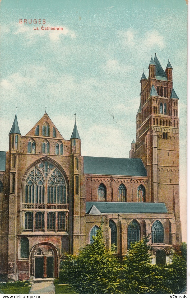 CPA - Belgique - Brugge - Bruges - La Cathédrale - Brugge