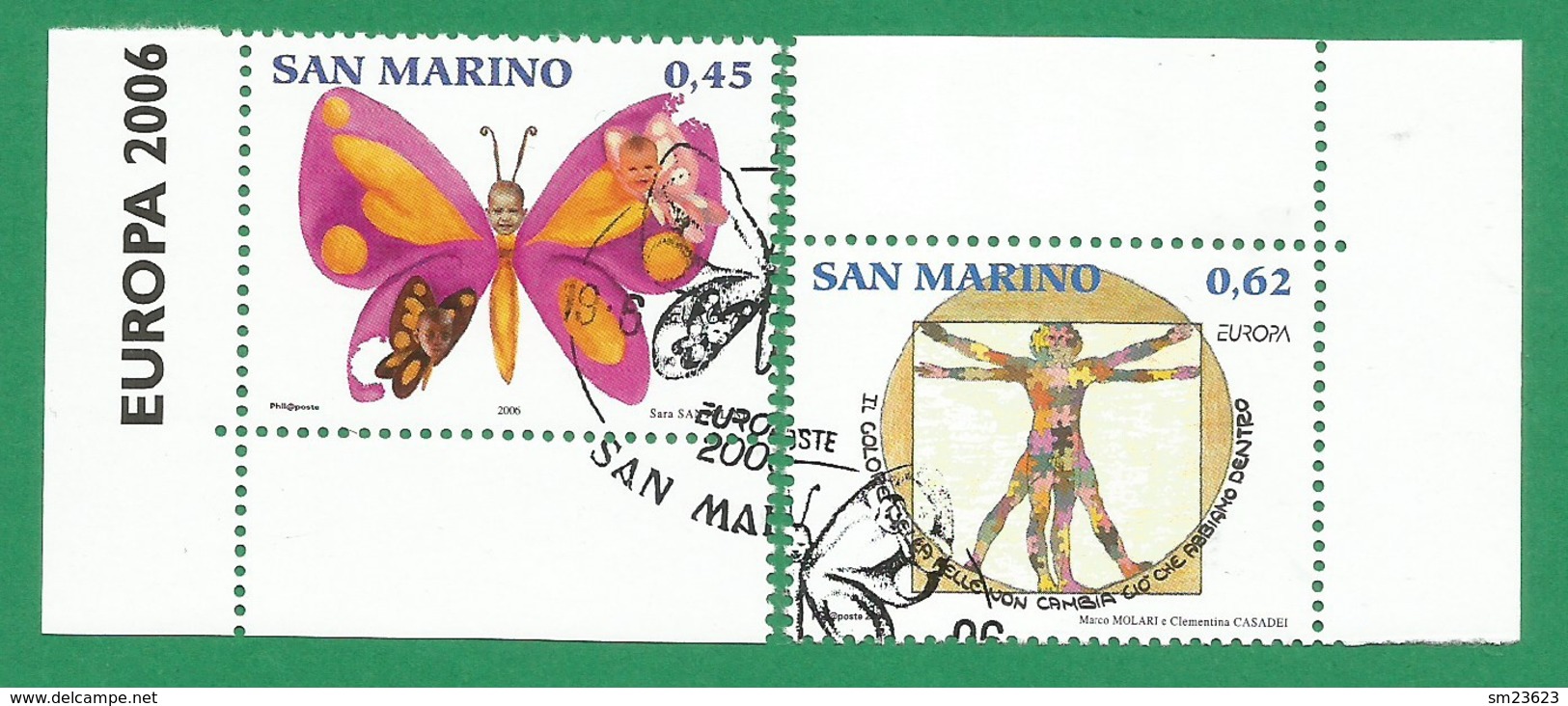 San Marino  2006  Mi.Nr. 2261 / 2262 , EUROPA CEPT  Integration - Gestempelt / Fine Used / (o) - 2006