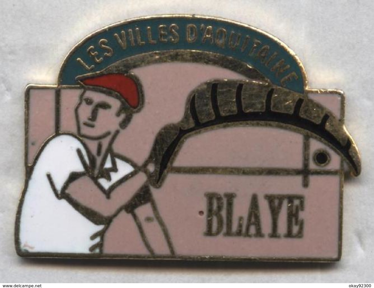Pin's Pelote Basque Blaye Aquitaine - Autres & Non Classés