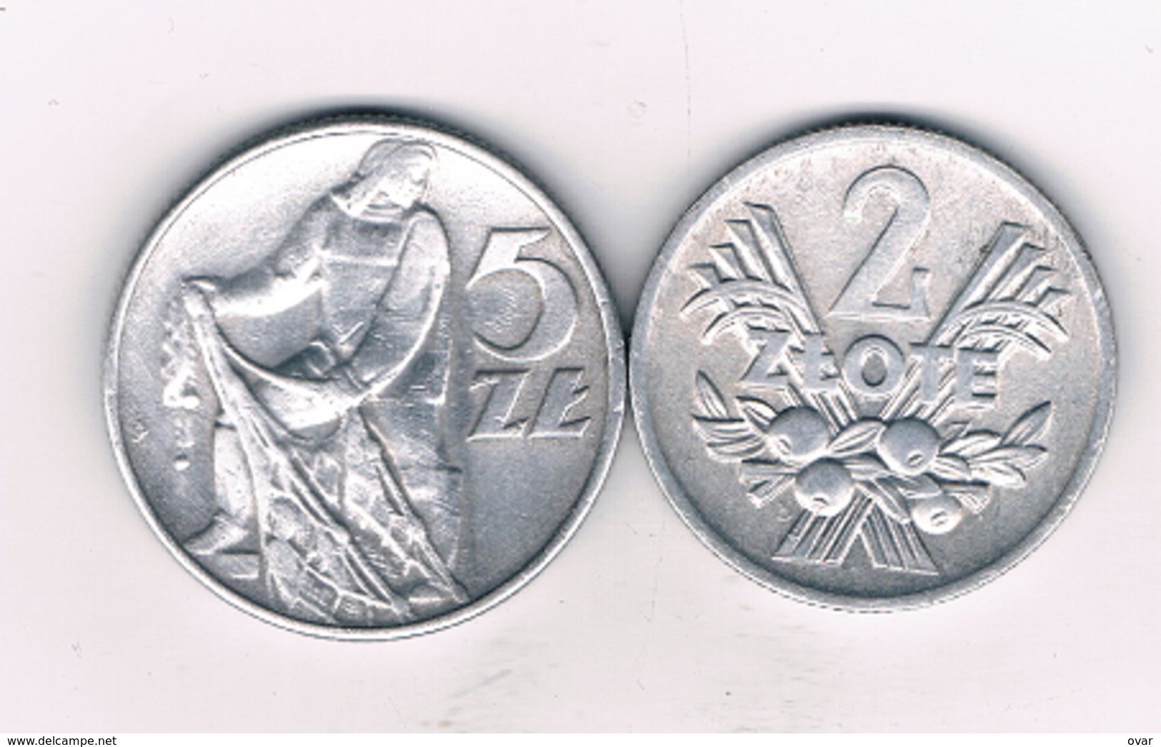 5 + 2 ZLOTYCH 1974  POLEN /3419/ - Pologne