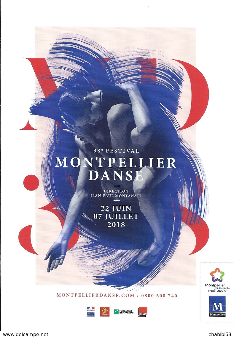 34 - 34ème Festival Danse MONTPELLIER - 2018 - Direction Jean-Paul MONTANARI - Montpellier