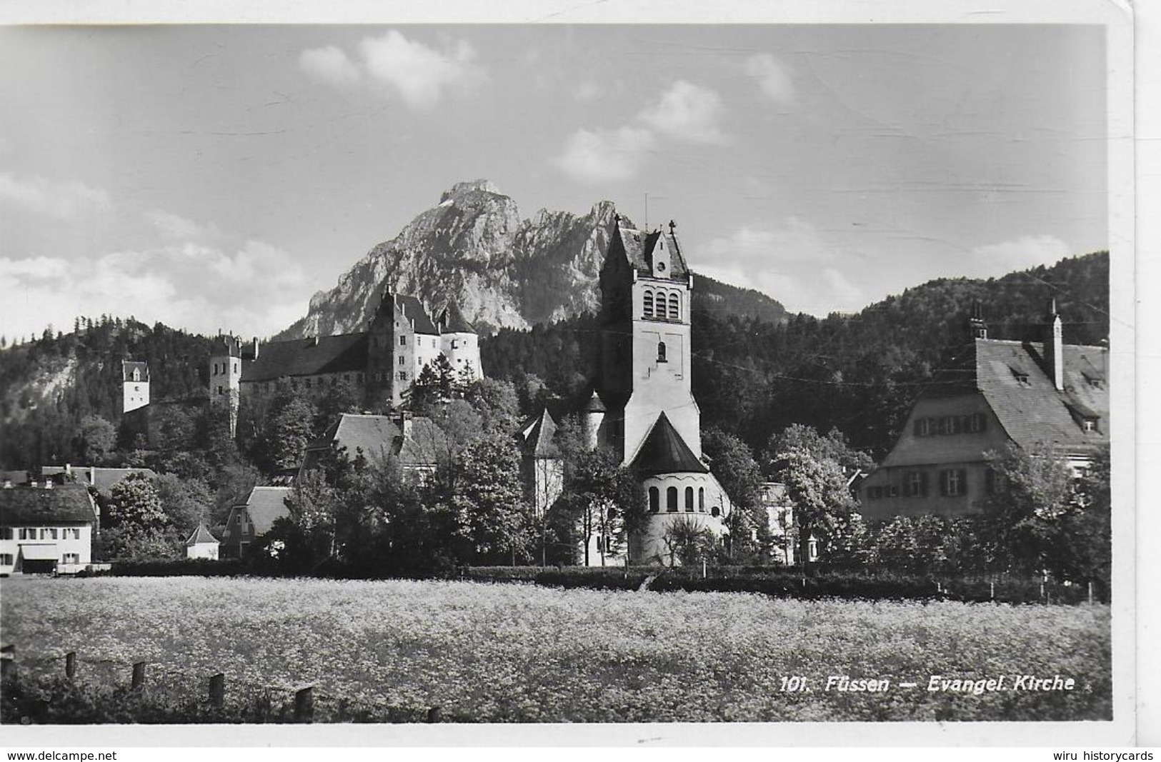 AK 0217  Füssen - Evangelische Kirche / Verlag Arnold Um 1930-40 - Füssen