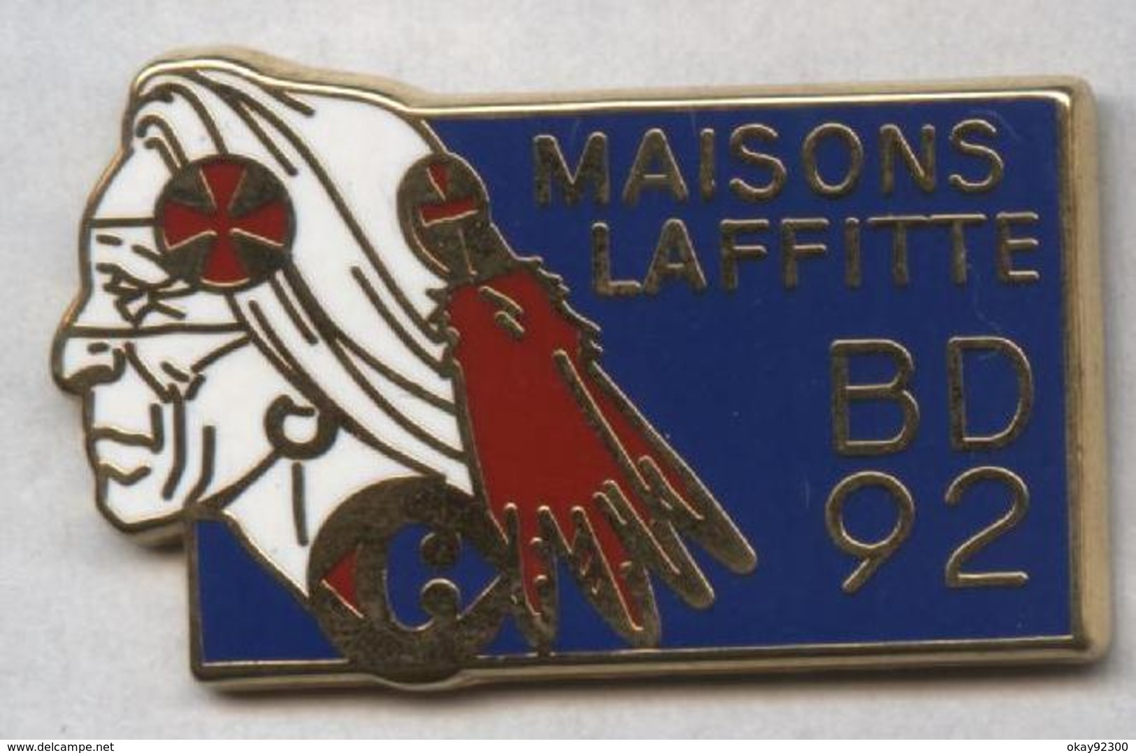 Pin's BD Maisons-Laffitte 1992 Indien Indian Magasin Hypermarché Carrefour - BD