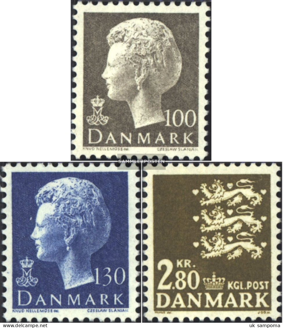 Denmark 584-585,586 (complete Issue) Unmounted Mint / Never Hinged 1975 Clear Brands - Unused Stamps