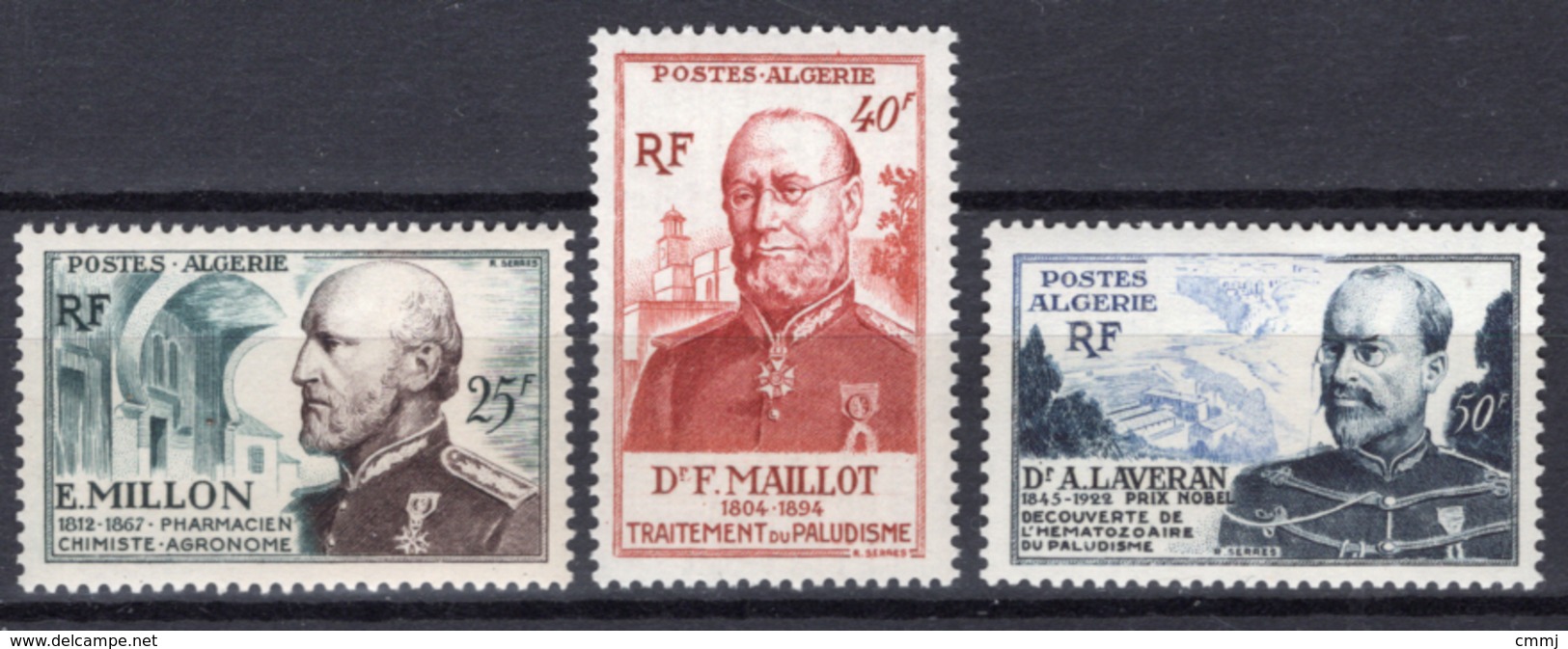 1953 - ALGERIA - Yv.  Nr. 304/306 - NH - (UP131.40) - Algeria (1962-...)