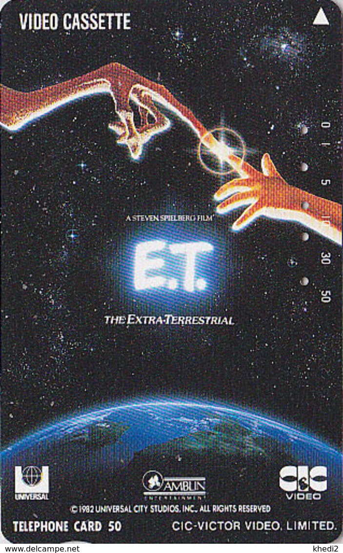 Télécarte Japon / 110-52300 -  CINEMA - ET ** The Extra Terrestrial ** - Movie Japan Phonecard - Kino TK - 11239 - Cinéma