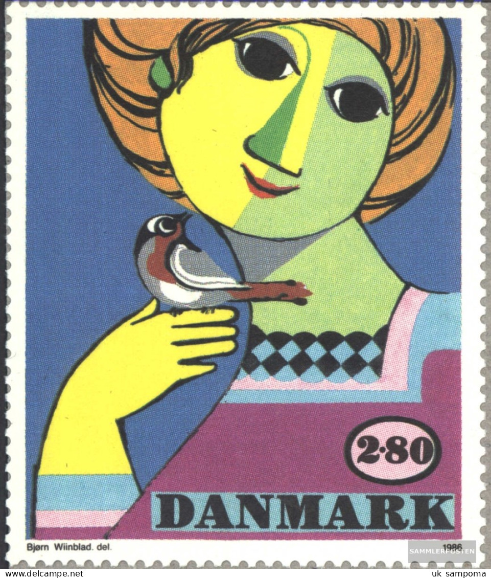 Denmark 855 (complete Issue) Unmounted Mint / Never Hinged 1986 Contemporary Art II - Unused Stamps