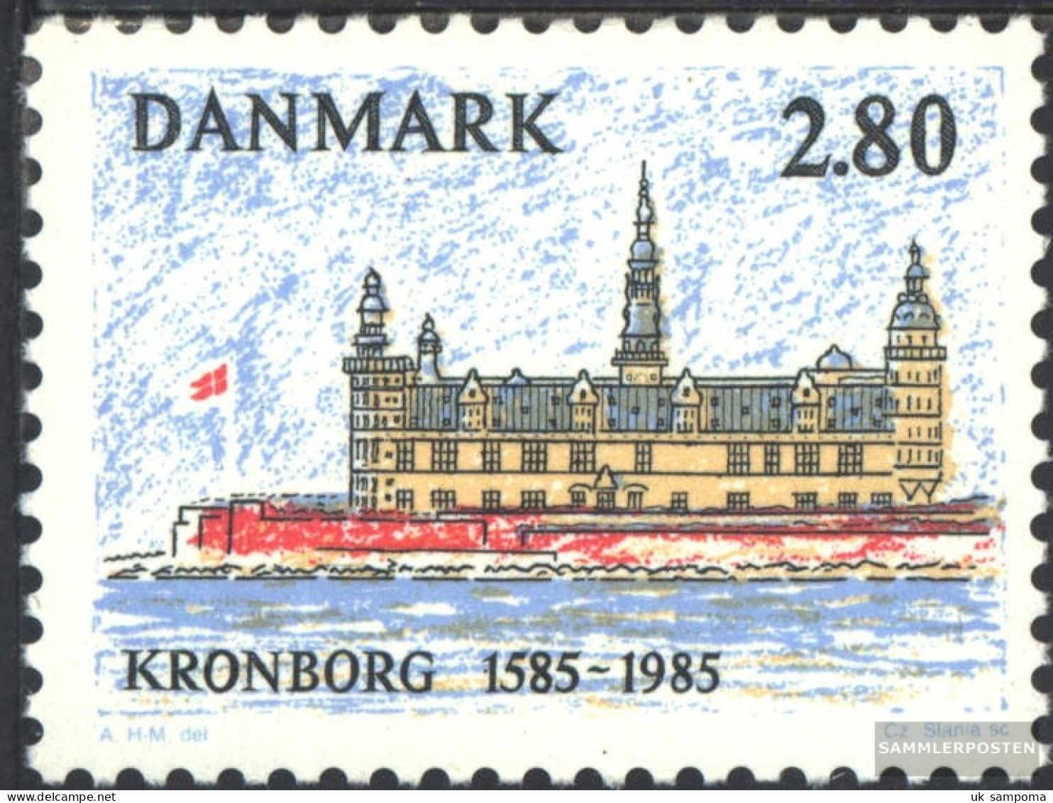 Denmark 846 (complete Issue) Unmounted Mint / Never Hinged 1985 Castle Kronborg - Unused Stamps