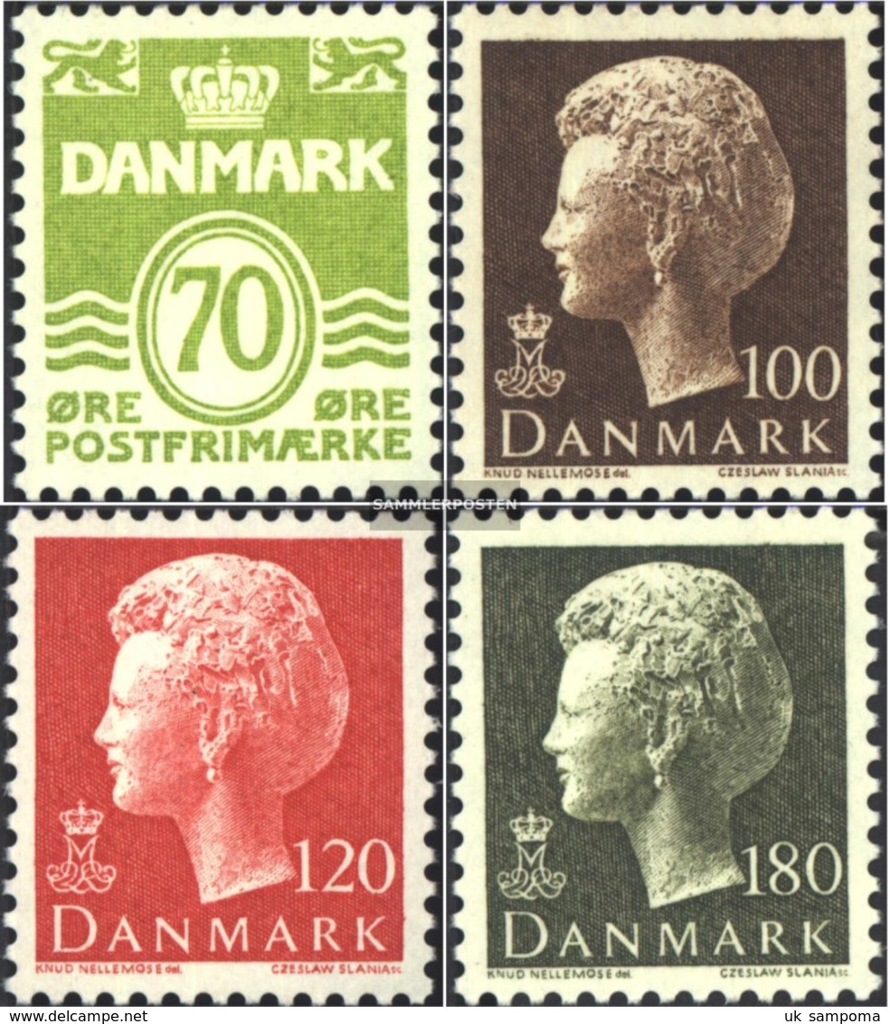 Denmark 648,649-651 (complete Issue) Unmounted Mint / Never Hinged 1977 Clear Brands - Nuevos