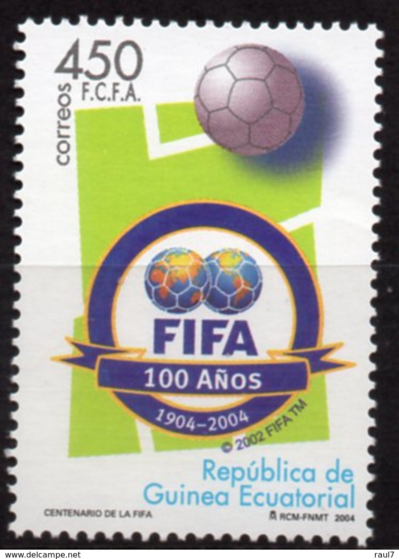 Guinée Équatoriale 2004 - Football, Centenaire De La Fifa - 1 Val Neufs // Mnh - Guinée Equatoriale