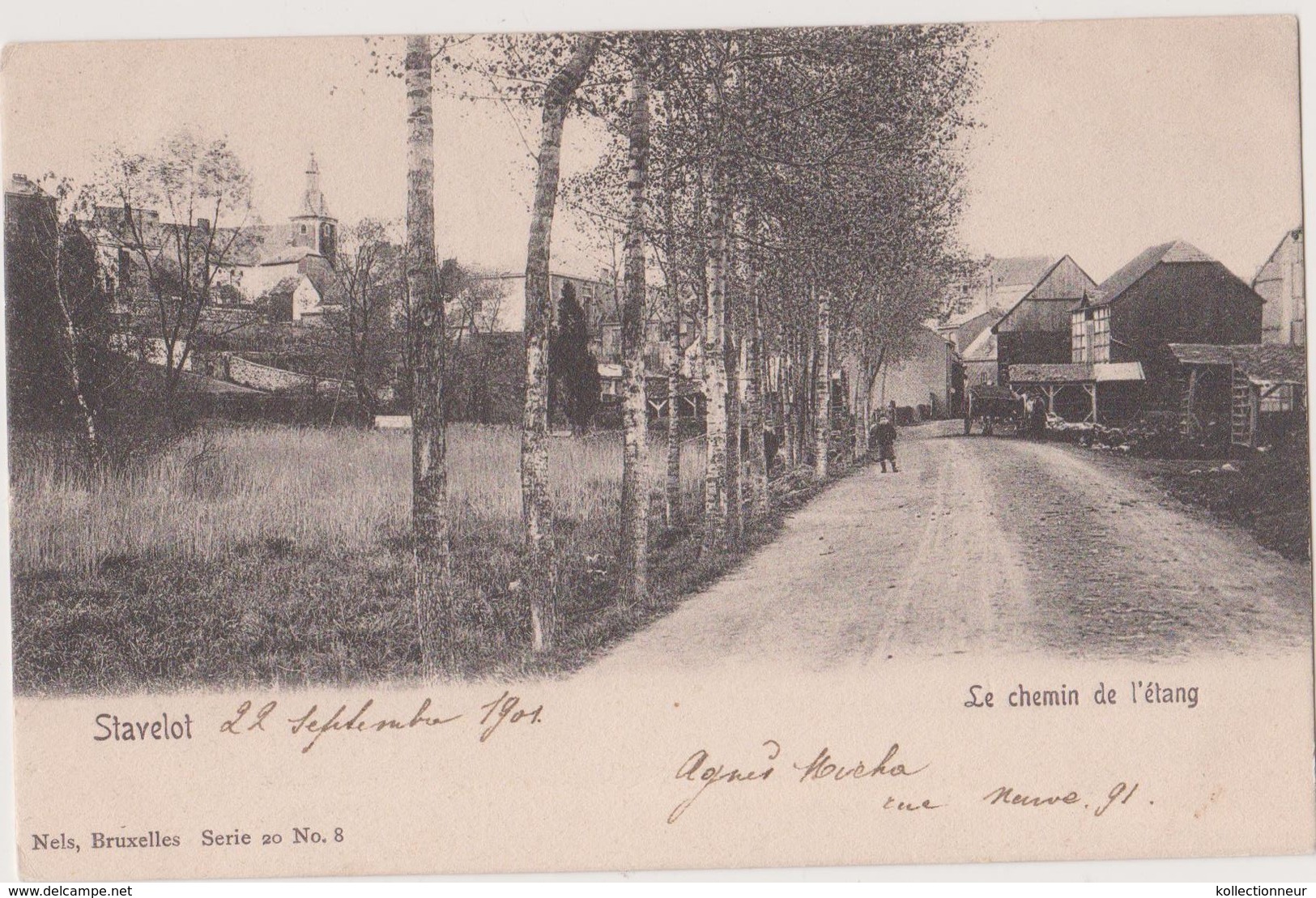 STAVELOT..Le Chemin De L'étang ..1901..Nels - Stavelot