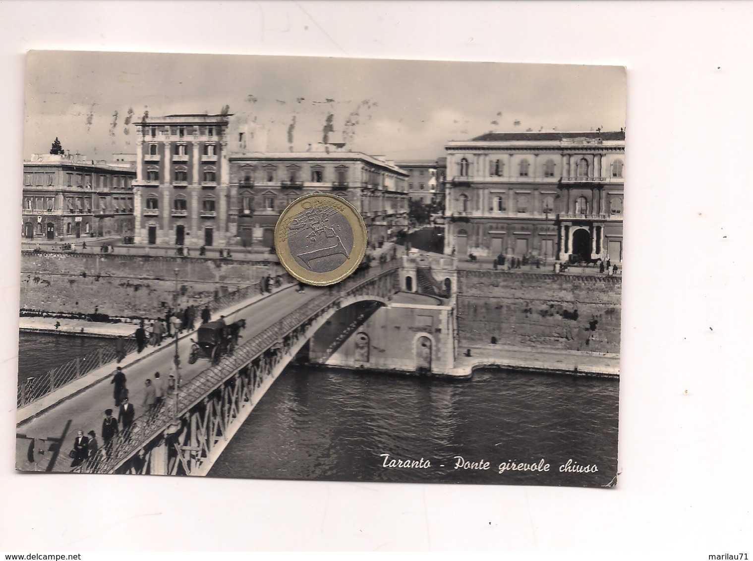 M8768 Puglia TARANTO 1958 Viaggiata - Taranto