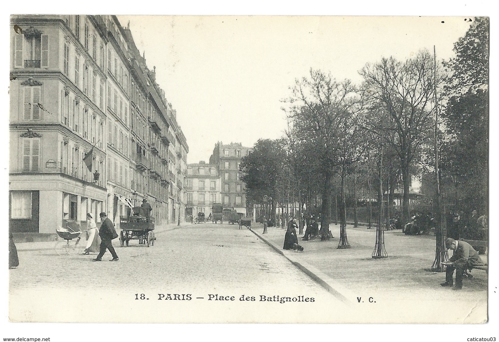 PARIS (Seine 75, 7e)  - Place Des Batignolles - Animée - Arrondissement: 17