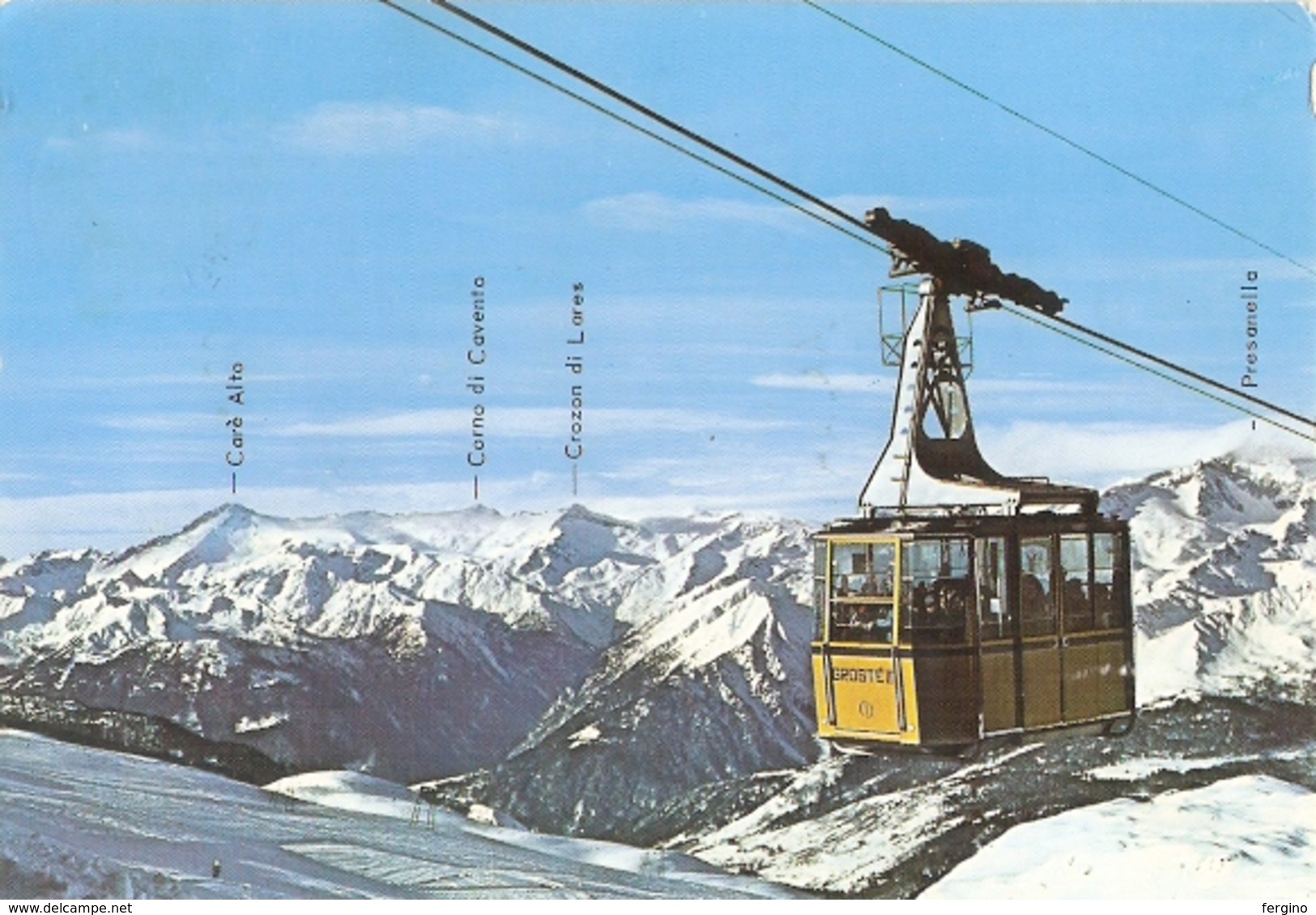 499/FG/19 - ALPINISMO - FUNIVIA CAMPIGLIO GROSTE' (TRENTO) - Trento